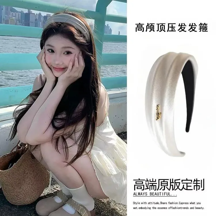 2025新款高级感法式洋气时尚发箍高颅顶女头箍压发卡发捆头饰气质