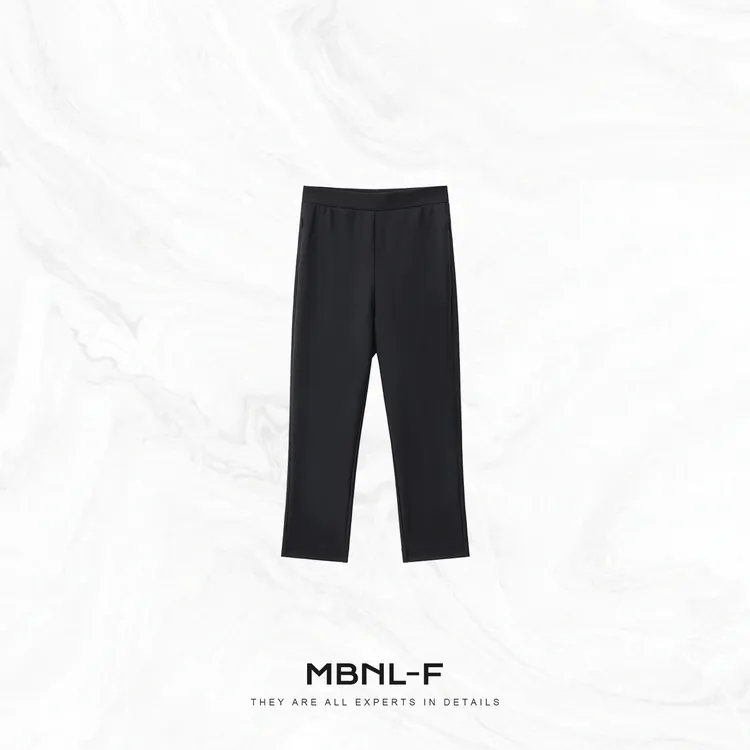 MBNL-F “涂层裤” 重工酵洗三防极简加绒直筒皮裤 秦磊XM-XKZ9709