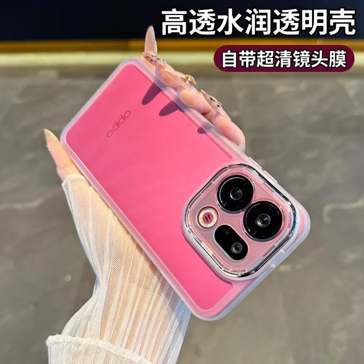 适用OPPOFindX9手机壳findx9Pro自带镜头膜全包防摔硅胶透明软壳8