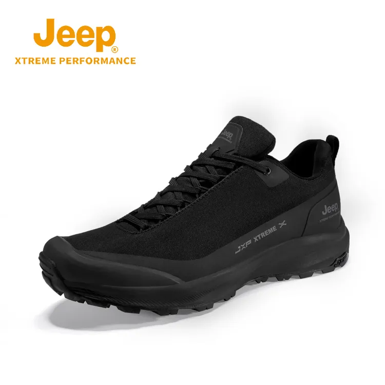 Jeep男鞋秋季新款防水鞋户外运动鞋徒步鞋男款耐磨防滑休闲登山鞋