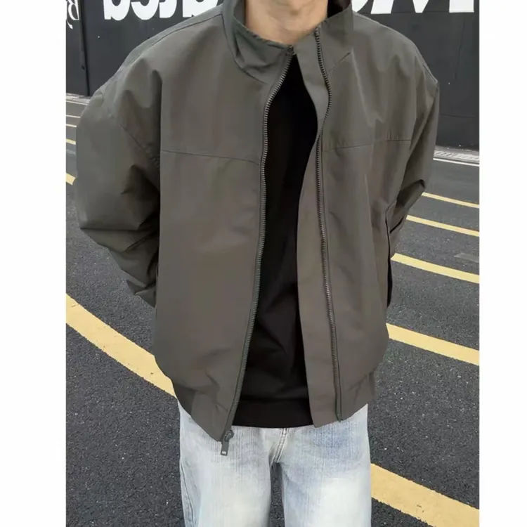 cleanfit短款工装外套男秋季硬汉穿搭三防立领冲锋衣美式潮牌夹克