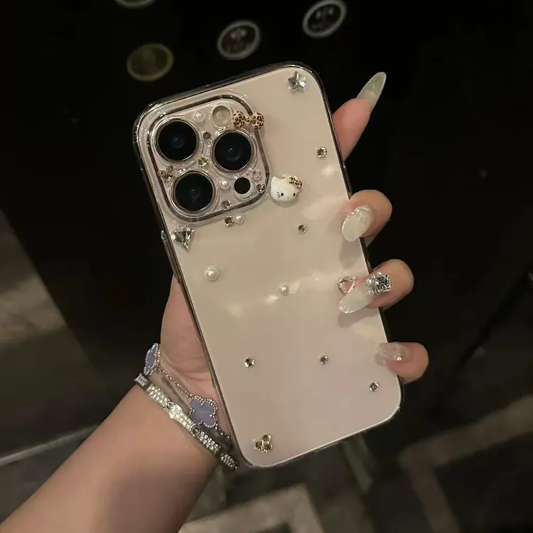 适用苹果16手机壳新款KT猫网红iPhone15保护套14防摔13网红女款12