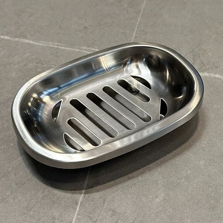 家用304不锈钢肥皂盒皂碟洁面皂盒可滤水双层香皂盒子浴室卫生间
