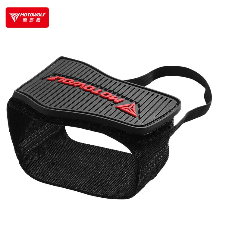 摩多狼摩托车挂挡胶套骑行换挡防滑耐脏保护鞋套装备变档护鞋护具