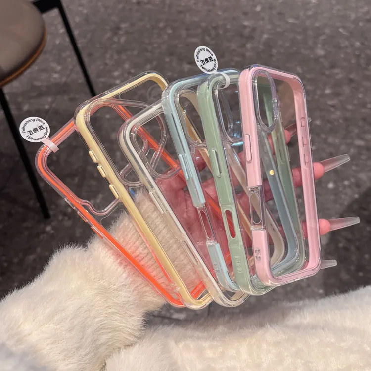 ZMGX高颜值透色适用苹果17promax手机壳小米15华为oppovivo保护套