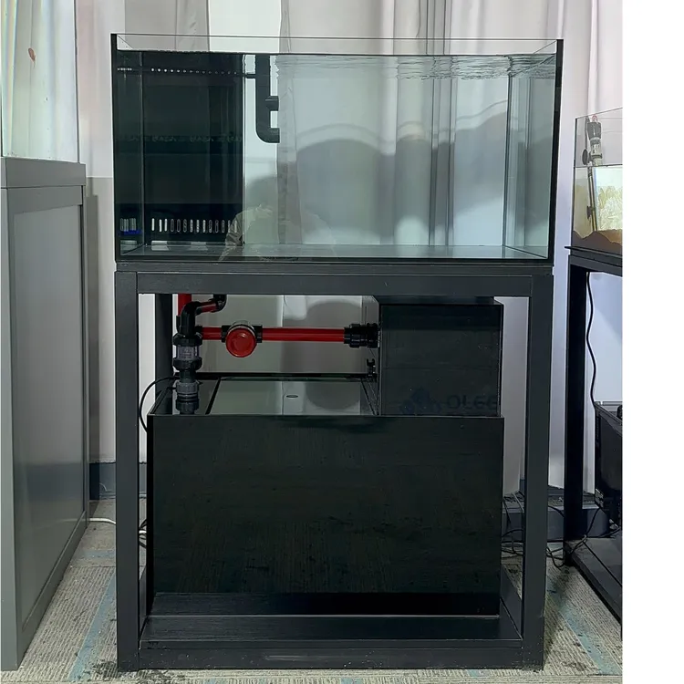 金晶五线超白兰寿鱼缸底滤