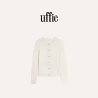 UFFIE于绘 蝴蝶结装饰针织开衫