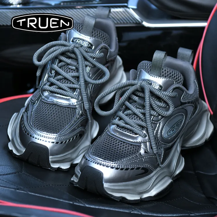 真恩复古大头老爹鞋男秋季2025新款运动久站不累休闲跑步鞋子男鞋商品图