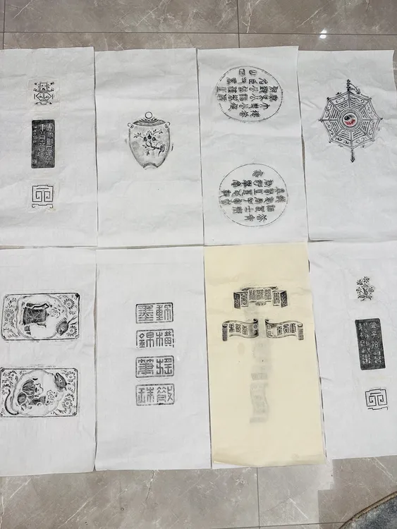 手工拓片纸 老木雕拓片纸 老木雕字板拓片纸