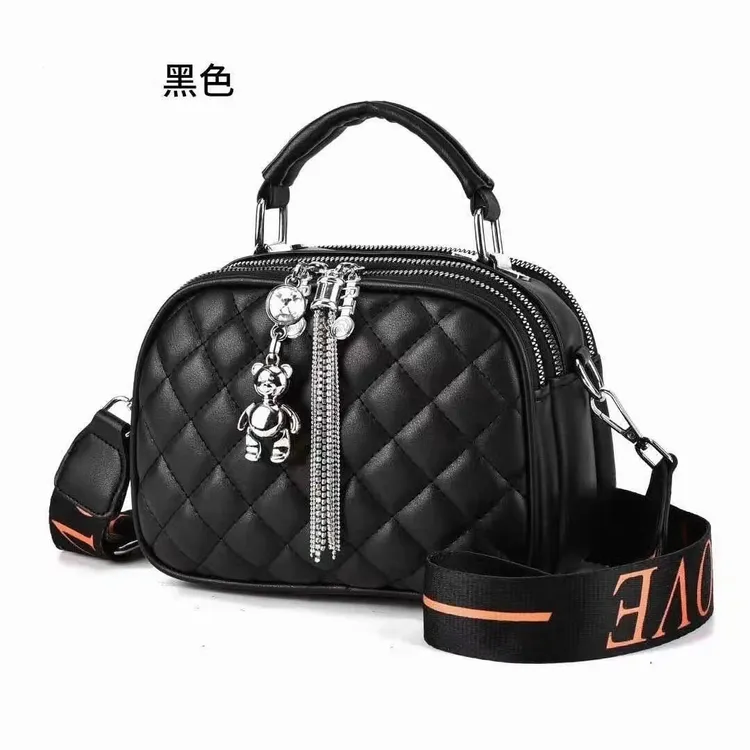 女包手提小包包女2025年新款小香风菱格包高级感洋气小众斜挎包