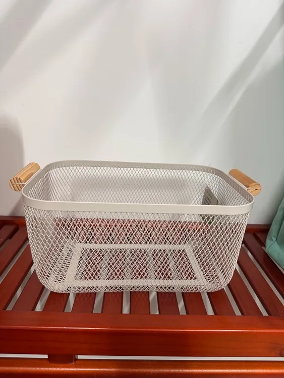 HOMEBASE收纳篮子收纳筐水果篮沥水篮玩具零食家用杂物蔬菜厨房
