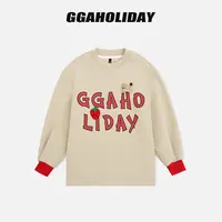GGAHOLIDAY时尚长袖简约宽松秋冬潮流百搭显瘦卫衣-154045
