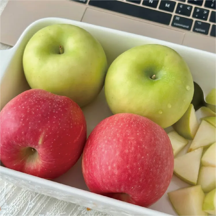 陕西瑞雪瑞香红双拼苹果瑞雪苹果青苹果选择多样百吃不厌新鲜采摘