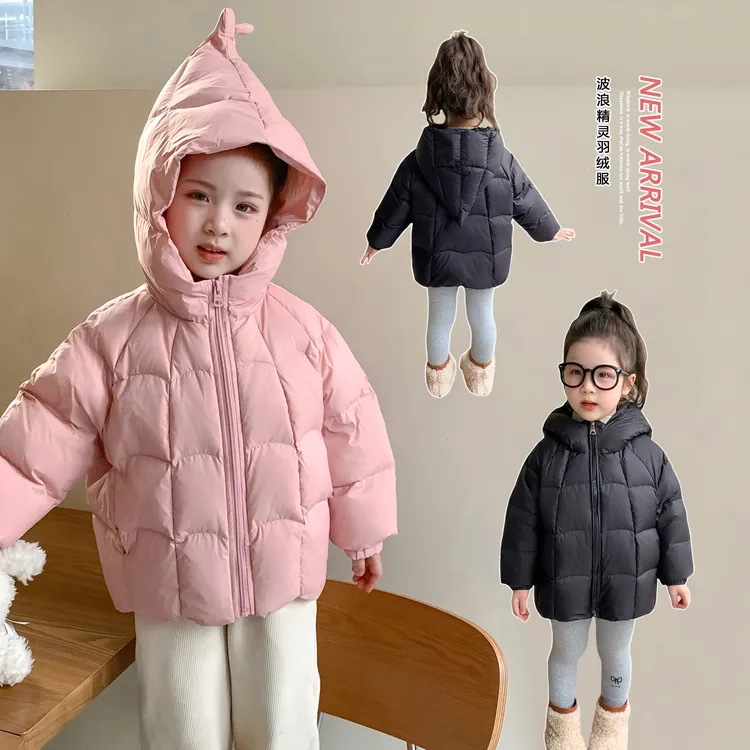 女童冬装羽绒服儿童可爱洋气外套