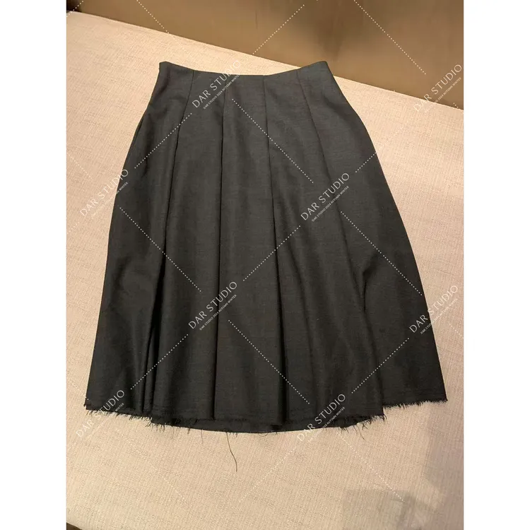 DAR STUDIO 深圳货【须须羊毛裙】2025冬季新款羊毛时尚质感半身裙