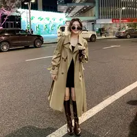 风衣外套女中长款2025春秋新款高级感英伦风韩版宽松显瘦百搭大衣