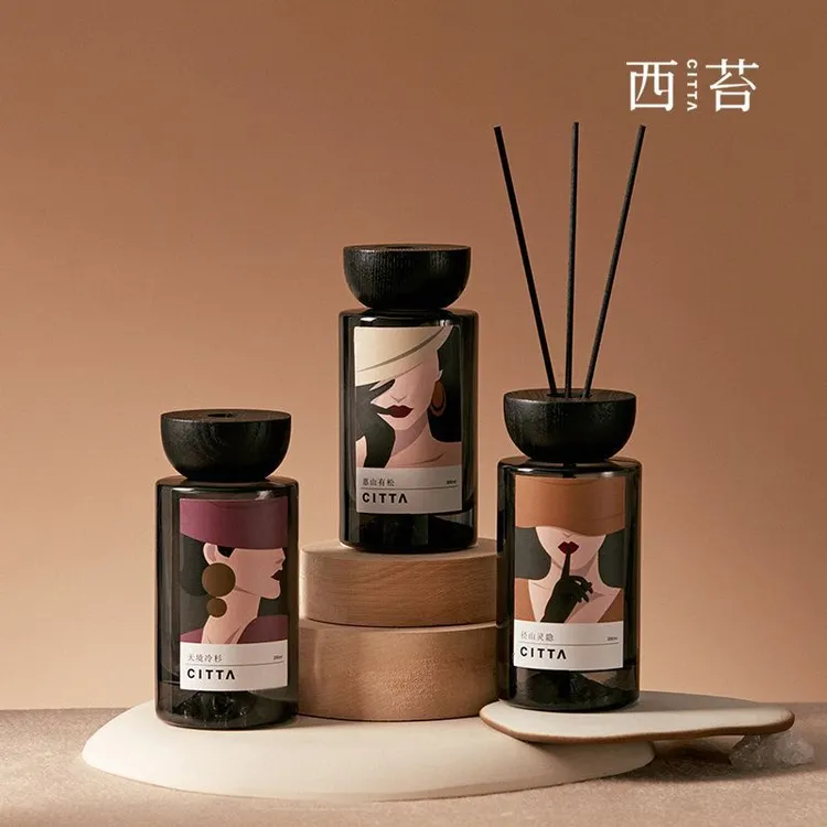 CITTA/西苔莱茜木盖无火香薰家用室内持久留香高级感礼物香氛摆件
