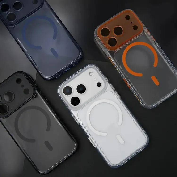 AG磨砂适用苹果17ProMax手机壳AI键磁吸防摔全包超薄17pro保护套