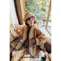 MoNvKiKiPlus2「叶雪」大码微胖轻奢优雅冬季毛领外套#1930