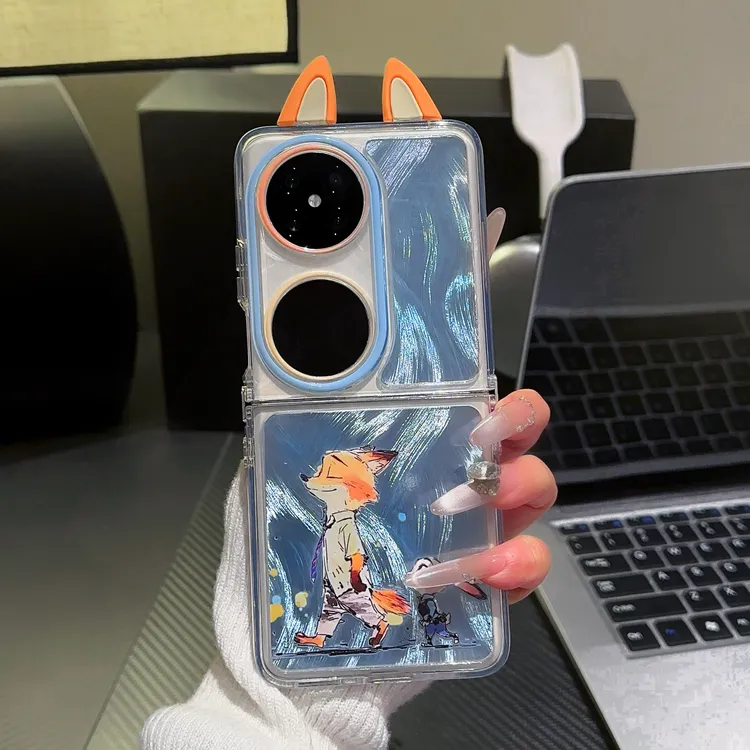 适用于华为POCKET2羽纱手机壳FINDN3FLIP朱迪尼克散步华为pocketS