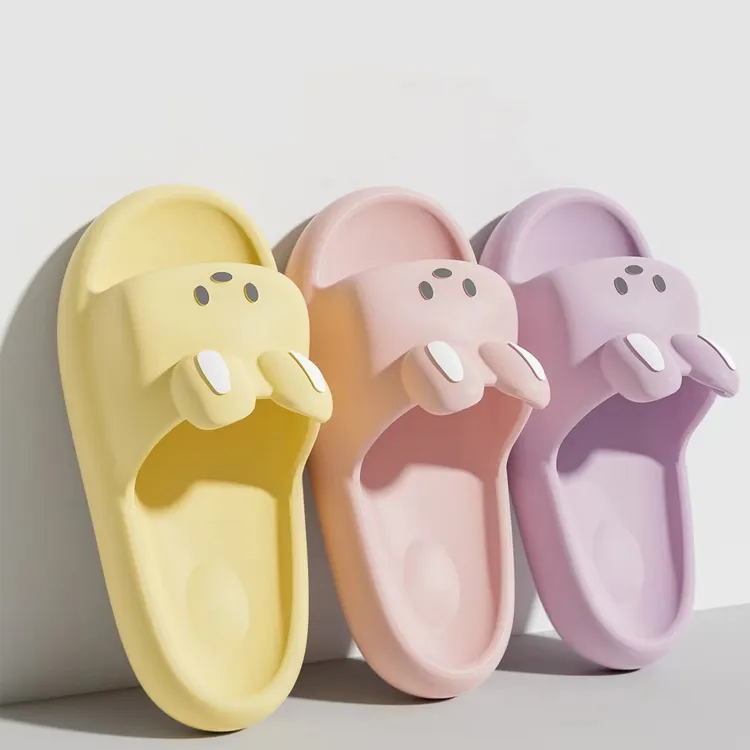 【利达妮】亲子款小兔子儿童居家卡通软底可爱外穿凉拖鞋15201/5829