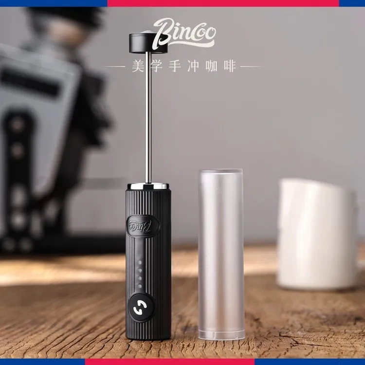 Bincoo便携手持式打奶器家用小型电动咖啡奶泡奶盖打发神器搅拌棒