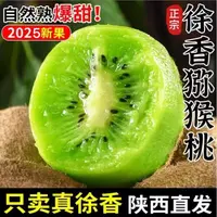 【30枚】正宗陕西周至徐香猕猴桃60-80g绿心奇异果香甜多汁产地直发