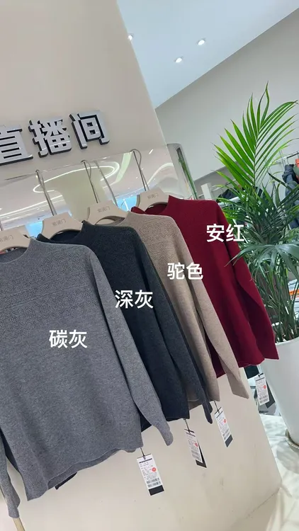 高端时尚气质百搭保暖羊绒毛衫85139