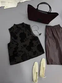 【两难】原创设计师款新中式加薄棉款马甲小众通勤穿搭时尚个性马甲