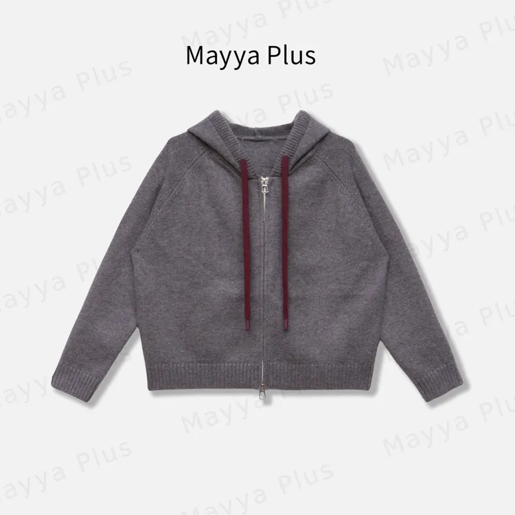 【岁岁暖】Mayya Plus麦芽定制气质显瘦流光风针织开衫外套32546238