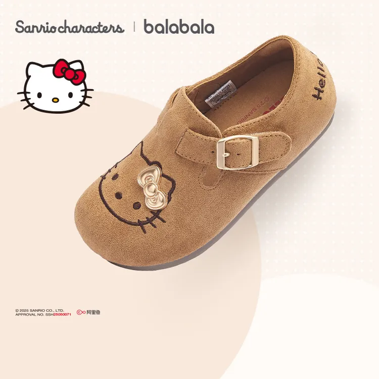 【三丽鸥IP】巴拉巴拉童鞋女童公主鞋复古勃肯鞋舒适秋冬新款鞋子