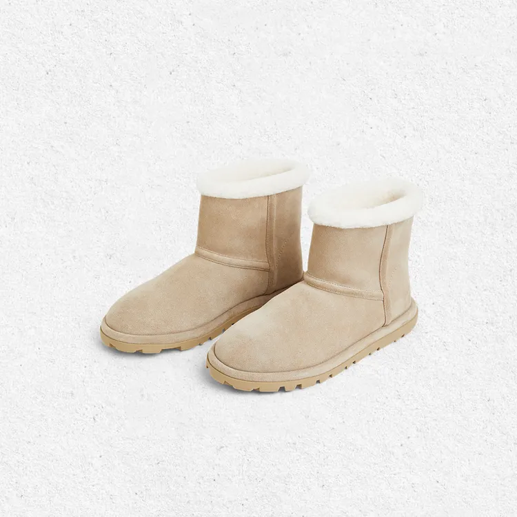 羊毛小短靴雪地靴毛毛鞋加厚保暖短靴JH010