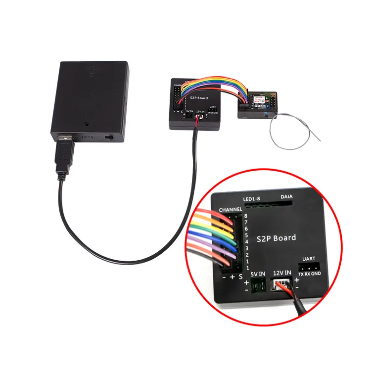 实暻飞车遥控4g信号转换器支持枪控遥控器远程遥控