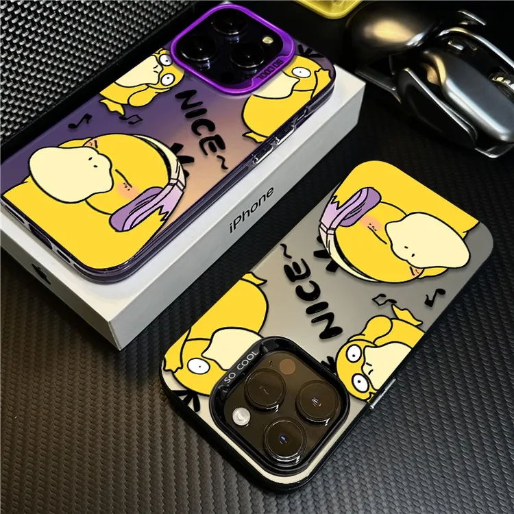 音乐可达鸭适用苹果16promax手机壳iPhone15硅胶14保护套17新款12