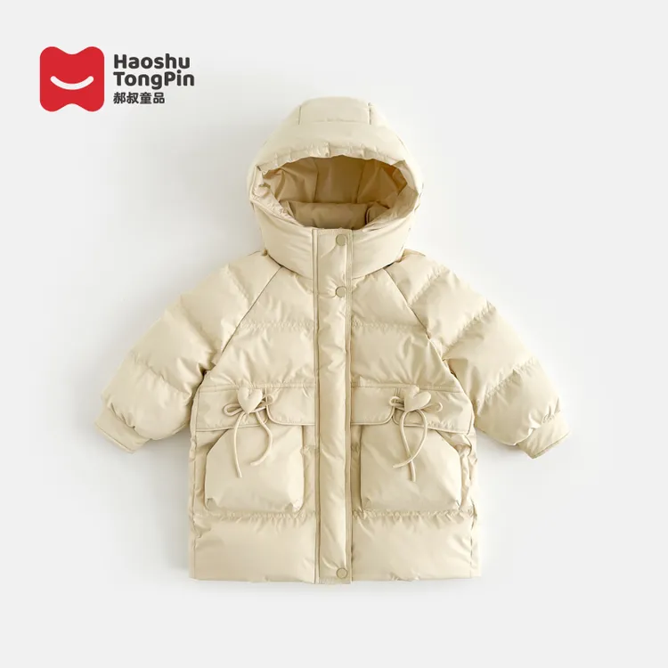 90白鸭絨|杜邦三防郝叔童品冬季新款女童羽絨服2025漢服kkHK5403