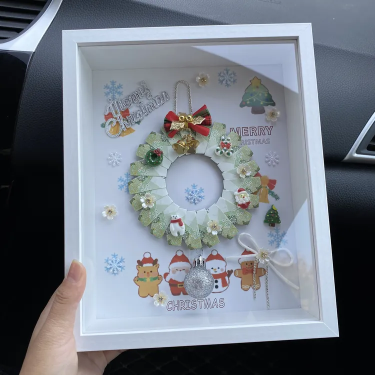 圣诞节平安夜有钱花圆环花坏跨年夜送朋友闺蜜创意手工礼物