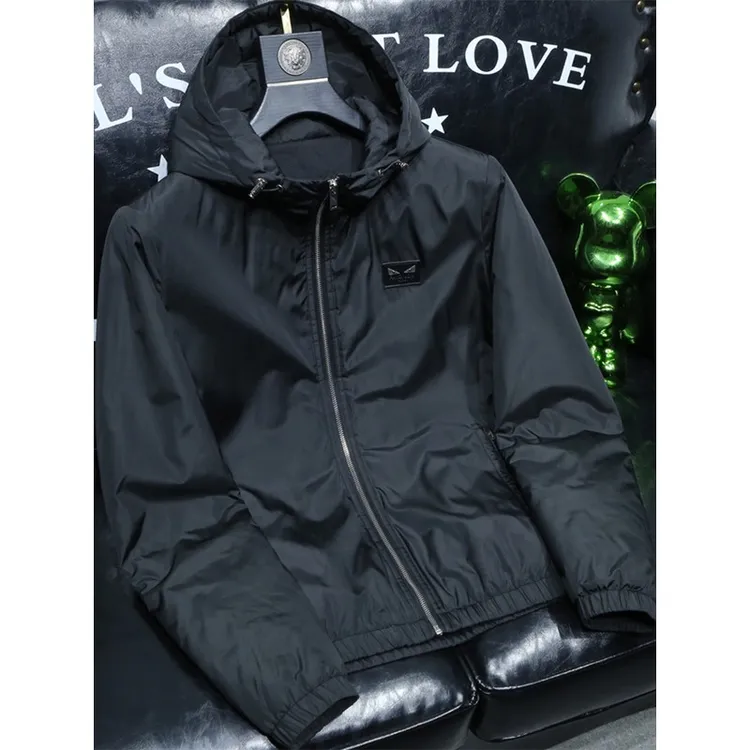 梦泡秋冬保暖棉衣男士新款时尚绣花简单休男男青少年男款长款棉服