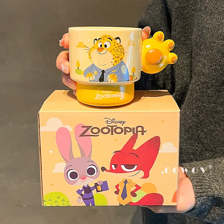 朱迪尼克联名马克杯新款高颜值水杯家用办公室咖啡杯元旦生日礼物