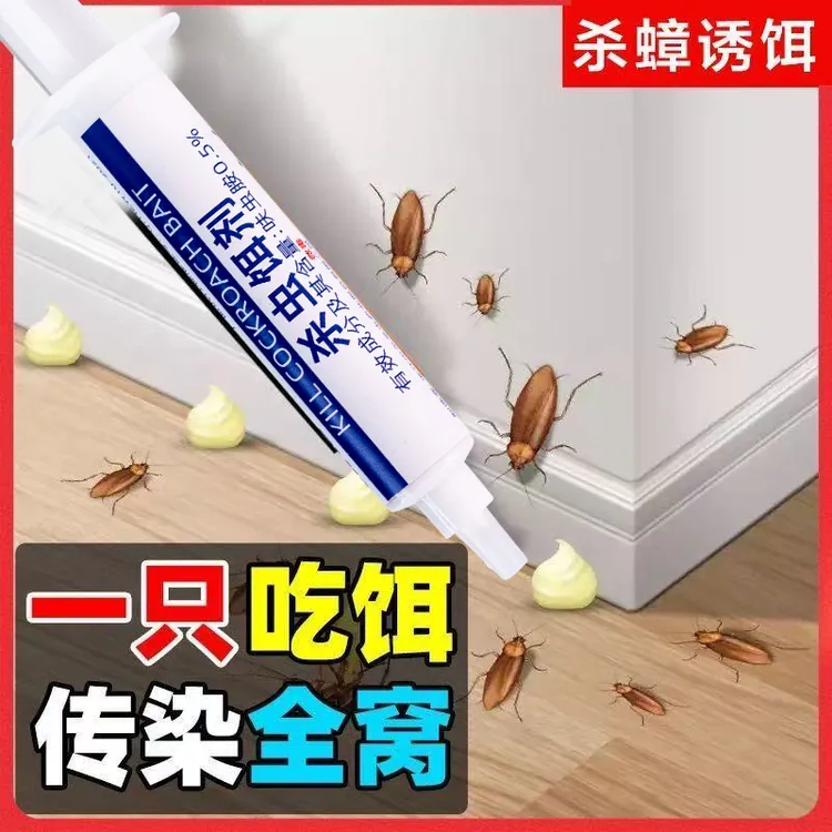 灭蟑螂药家用强一锅效端室内除杀虫饵剂非无毒胶饵餐厅厨房灭蟑螂