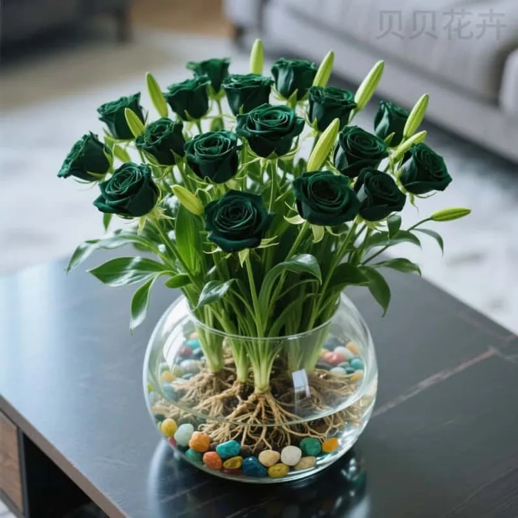 水培玫瑰宿根浓香型植物新手好养庭院阳台室内种植四季开花花卉