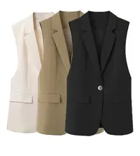 【现8108号 咖色皮马甲】--姐妹服装2店