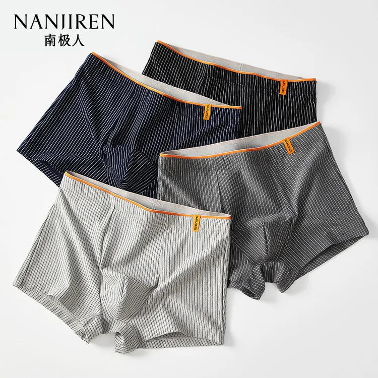 南极人男士内裤男款100%正品纯棉抗菌爆款2025新款男生平角短裤头