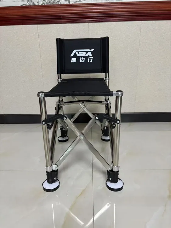 【无极弹射】不锈钢椅折叠可升降多功能野台多功能钓椅加粗钓鱼