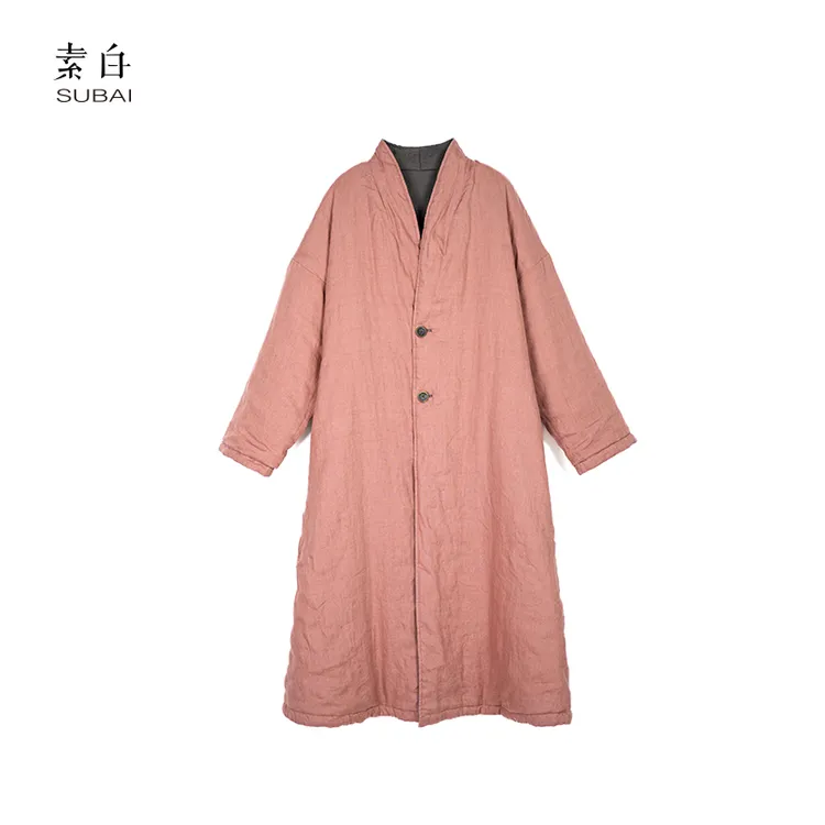 素白【双面美人】中长款两面穿棉衣SB2411CP00737