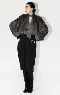【坤姨专属】进口貂皮整貂时尚水貂毛皮草外套