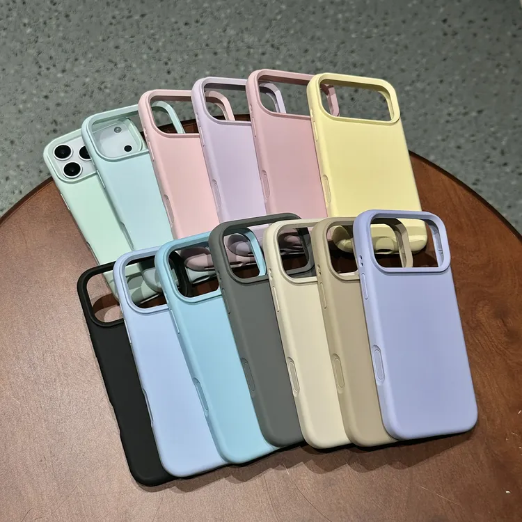 适用苹果17promax一体按键17air液态硅胶手机壳iPhone16promax