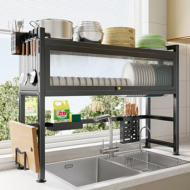 厨房置物架滤水架碗碟架厨房收纳