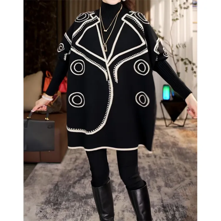 加厚保暖【优雅美人】秋冬必备时尚上档次洋气高档毛衣上衣-5519#