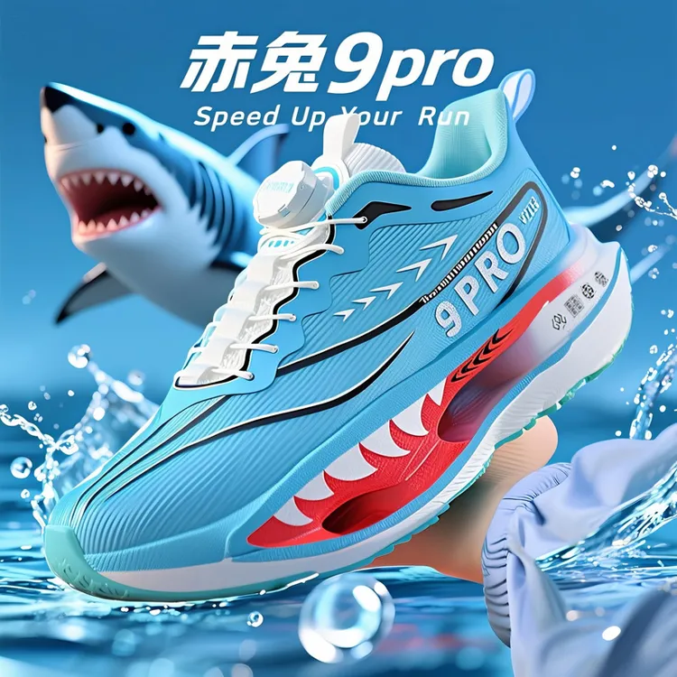 赤兔9儿童专业跑步鞋春秋网面男童跑鞋6-12岁8-16女童秋季运动鞋