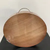菜板防霉防滑防开裂圆形砧板双面木刀板LZ1